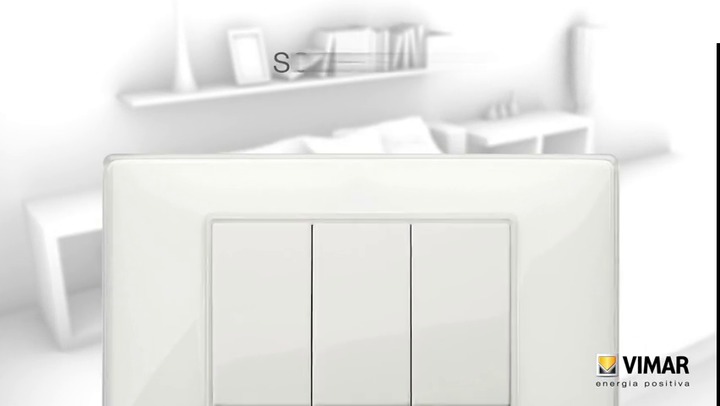 Obst-Serie Steckdosen & Schalter, Kompatibel Mit Vimar Plana, 4 Lochkappen – Weiß, Modular